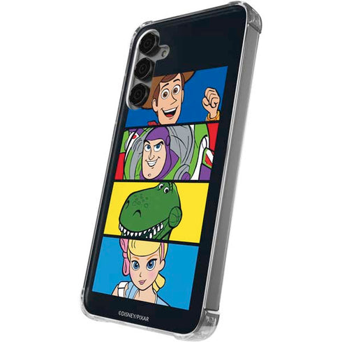 Disney Toy Story Character Grid Galaxy S24 Plus Clear Case